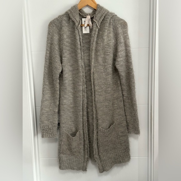 ✨NWT✨ Ashley By 26 International: Women’s Hooded Open Front Cardigan - - Picture 1 of 8